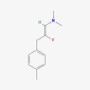 molecular formula C12H16FN B12853042 (2Z)-3-(Dimethylamino)-2-Fluoro-1-(4-Methylphenyl)-2-Propen- 