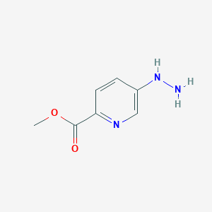 molecular formula C7H9N3O2 B12853070 Methyl 5-hydrazinylpicolinate 