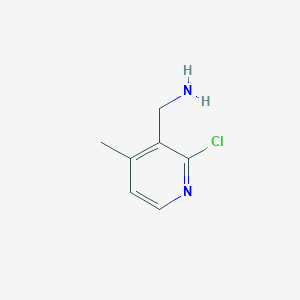 molecular formula C7H9ClN2 B12853095 (2-Chloro-4-methylpyridin-3-YL)methanamine 