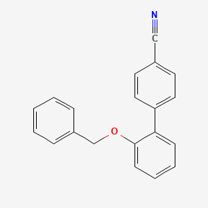 molecular formula C20H15NO B12853132 2'-(Benzyloxy)[1,1'-biphenyl]-4-carbonitrile 