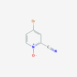 molecular formula C6H3BrN2O B1285314 4-Bromo-2-cyanopyridine 1-oxide CAS No. 62150-44-1