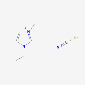 molecular formula C7H11N3S B1285327 1-Ethyl-3-methylimidazolium thiocyanate CAS No. 331717-63-6