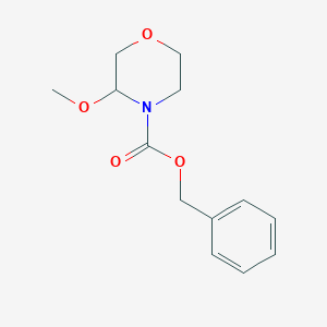 molecular formula C13H17NO4 B12853281 Benzyl 3-methoxymorpholine-4-carboxylate 