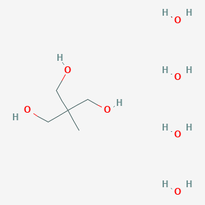 molecular formula C5H20O7 B128533 2-Hydroxymethyl-2-methyl-1,3-propanediol tetrahydrate CAS No. 142381-76-8