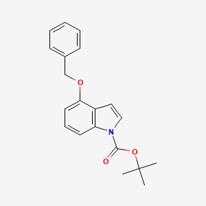 molecular formula C20H21NO3 B1285333 4-Benzyloxy-1-tert-butoxycarbonylindole CAS No. 903131-59-9