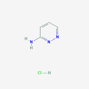 molecular formula C4H6ClN3 B1285336 3-Aminopyridazine hydrochloride CAS No. 89203-22-5