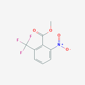 molecular formula C9H6F3NO4 B12853411 Methyl 2-nitro-6-(trifluoromethyl)benzoate 