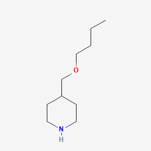molecular formula C10H21NO B12853434 4-(Butoxymethyl)piperidine 