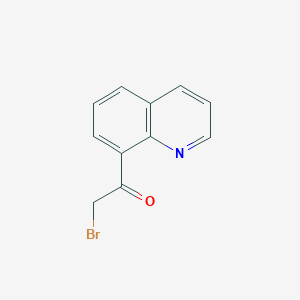 molecular formula C11H8BrNO B1285352 2-Bromo-1-(quinolin-8-yl)ethan-1-one CAS No. 860113-88-8