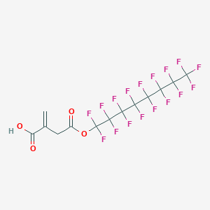 molecular formula C13H5F17O4 B12853533 Monoperfluorooctyl itaconate CAS No. 230295-05-3