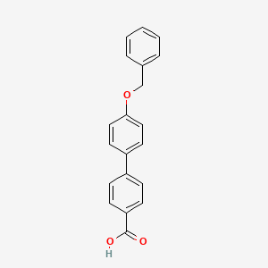 molecular formula C20H16O3 B1285354 4'-(苄氧基)[1,1'-联苯]-4-羧酸 CAS No. 111153-16-3