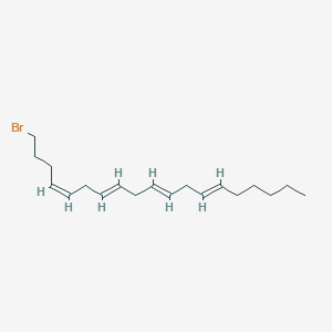 molecular formula C19H31Br B12853580 (4Z,7E,10E,13E)-1-bromononadeca-4,7,10,13-tetraene 