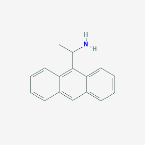 molecular formula C16H15N B12853627 1-(Anthracen-9-yl)ethan-1-amine 