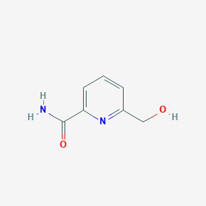 molecular formula C7H8N2O2 B1285363 6-(羟甲基)吡啶-2-甲酰胺 CAS No. 41337-83-1