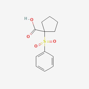 B1285365 1-(Phenylsulfonyl)cyclopentanecarboxylic acid CAS No. 134937-34-1