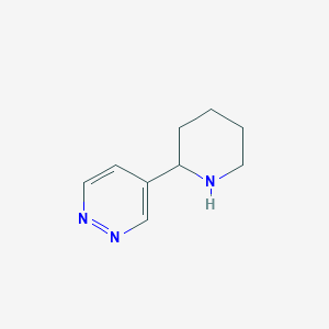 molecular formula C9H13N3 B12853661 4-(Piperidin-2-yl)pyridazine 