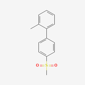 molecular formula C14H14O2S B12853677 Methyl 2'-methyl[1,1'-biphenyl]-4-yl sulfone 