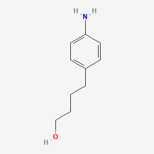 molecular formula C10H15NO B1285369 4-(4-Aminophenyl)butan-1-OL CAS No. 91251-45-5