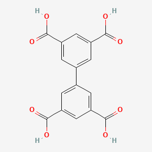 molecular formula C16H10O8 B1285383 [1,1'-Biphenyl]-3,3',5,5'-tetracarboxylic acid CAS No. 4371-28-2