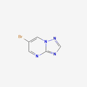 molecular formula C5H3BrN4 B1285387 6-Bromo-[1,2,4]triazolo[1,5-A]pyrimidine CAS No. 89167-24-8