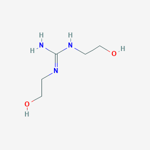 molecular formula C5H13N3O2 B12853905 1,3-Bis(2-hydroxyethyl)guanidine 