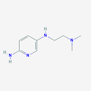 molecular formula C9H16N4 B12853971 N5-(2-Dimethylamino-ethyl)-pyridine-2,5-diamine 