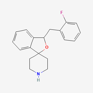molecular formula C19H20FNO B12853979 3-(2-fluorobenzyl)-3H-spiro[isobenzofuran-1,4'-piperidine] 