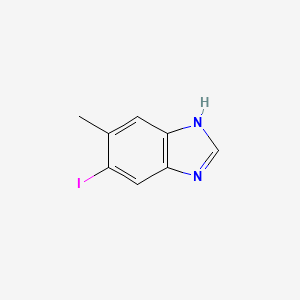 molecular formula C8H7IN2 B12854003 5-Iodo-6-methyl-1H-benzimidazole 