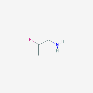 molecular formula C3H6FN B1285403 3-Amino-2-fluoro-1-propene 