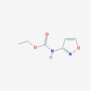 molecular formula C6H8N2O3 B12854085 Ethyl isoxazol-3-ylcarbamate 