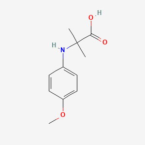 N-(4-Methoxyphenyl)-2-methylalanine