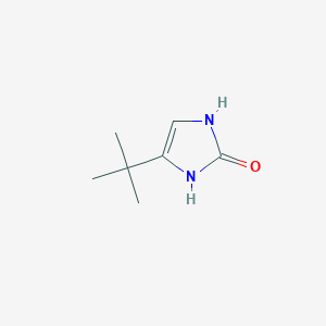 molecular formula C7H12N2O B1285419 4-tert-butyl-1,3-dihydro-2H-imidazol-2-one CAS No. 623547-65-9