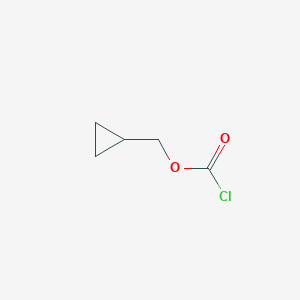 molecular formula C5H7ClO2 B1285427 Cyclopropylmethyl carbonochloridate CAS No. 57282-34-5