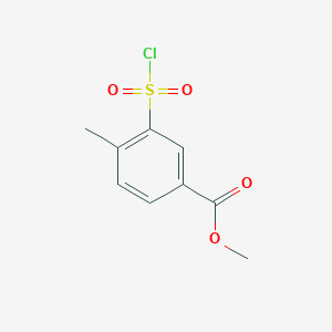 Methyl 3-(chlorosulfonyl)-4-methylbenzoate