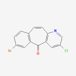 molecular formula C14H7BrClNO B1285442 7-Bromo-3-chloro-5H-benzo[4,5]cyclohepta[1,2-B]pyridin-5-one CAS No. 917878-65-0