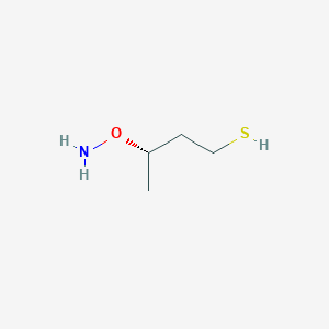 molecular formula C4H11NOS B12854574 (S)-3-(Aminooxy)butane-1-thiol 
