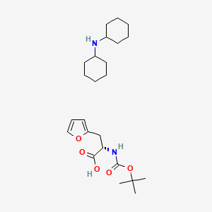 Dicyclohexylamine (S)-2-((tert-butoxycarbonyl)amino)-3-(furan-2-yl)propanoate