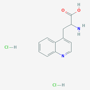 2-Amino-3-(quinolin-4-yl)propanoic acid dihydrochloride