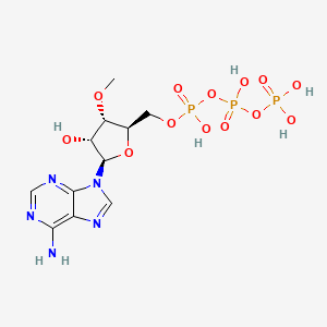 molecular formula C11H18N5O13P3 B12854680 Adenosine 5'-(tetrahydrogen triphosphate), 3'-O-methyl- 