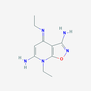 molecular formula C10H15N5O B12854795 N4,7-Diethyl-6-imino-6,7-dihydroisoxazolo[5,4-b]pyridine-3,4-diamine 