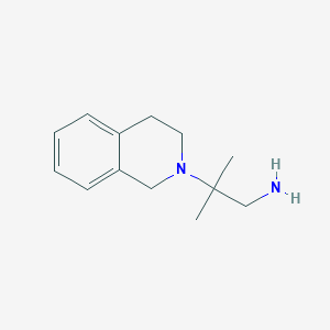 2-(3,4-Dihydro-2(1H)-isoquinolinyl)-2-methyl-1-propanamine