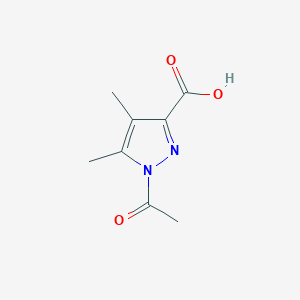 molecular formula C8H10N2O3 B12855349 1-Acetyl-4,5-dimethyl-1H-pyrazole-3-carboxylic acid CAS No. 856063-84-8