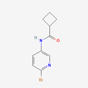 B1285538 N-(6-bromopyridin-3-yl)cyclobutanecarboxamide CAS No. 885267-03-8