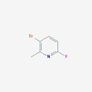 molecular formula C6H5BrFN B1285544 3-Bromo-6-fluoro-2-methylpyridine CAS No. 375368-83-5