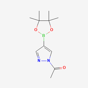 1-[4-(4,4,5,5-Tetramethyl-1,3,2-dioxaborolan-2-yl)-1H-pyrazol-1-yl]-ethanone