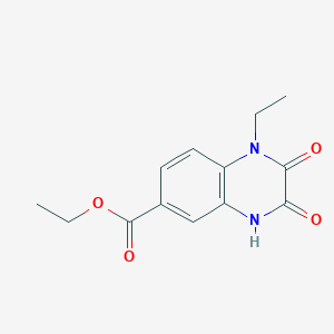 Ethyl 1-ethyl-2,3-dioxo-1,2,3,4-tetrahydroquinoxaline-6-carboxylate