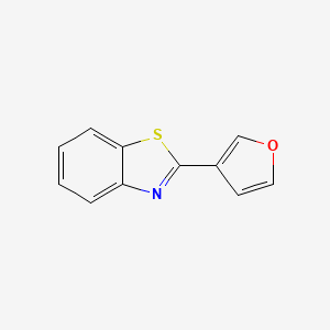 molecular formula C11H7NOS B12855693 2-(Furan-3-yl)benzo[d]thiazole 