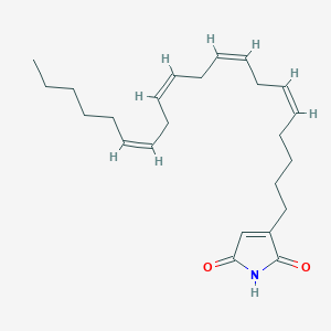 molecular formula C24H35NO2 B12855761 3-((5Z,8Z,11Z,14Z)-Icosa-5,8,11,14-tetraen-1-yl)-1H-pyrrole-2,5-dione 