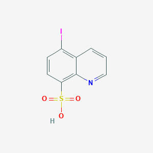 molecular formula C9H6INO3S B12855769 5-Iodoquinoline-8-sulfonic acid CAS No. 803634-97-1