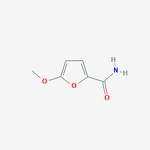 molecular formula C6H7NO3 B12855866 5-Methoxyfuran-2-carboxamide 